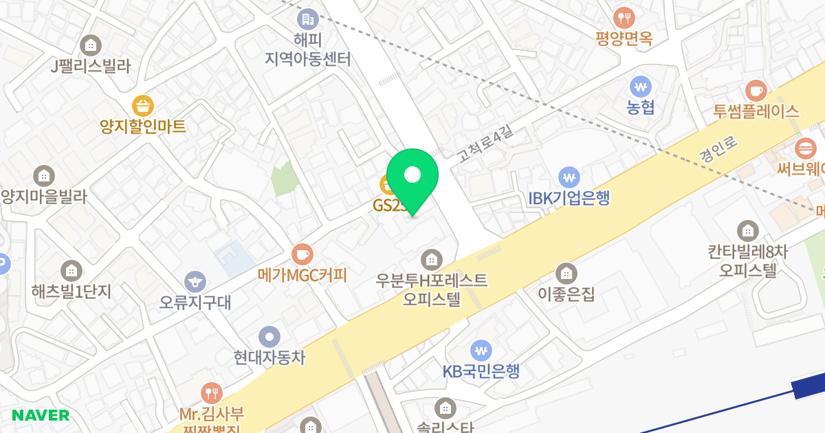 루체비스타 위치 지도 - 서울특별시 서울특별시 구로구 오류동 6-63