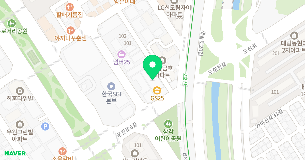 비즈트위트 레인보우 위치 지도 - 서울특별시 서울특별시 구로구 구로동 44-5