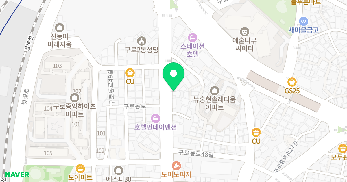 (494-10) 위치 지도 - 서울특별시 서울특별시 구로구 구로동 494-10