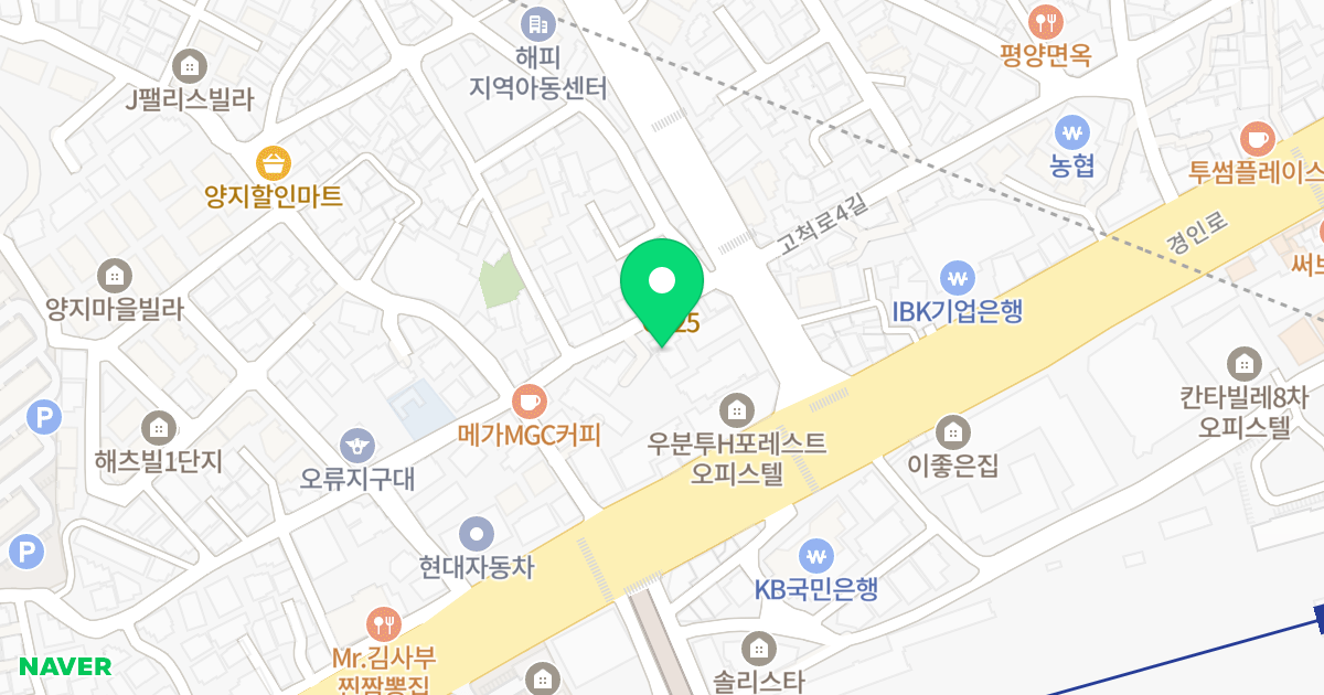 글로리로뎀큐 위치 지도 - 서울특별시 서울특별시 구로구 오류동 6-16