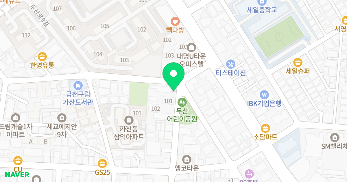 가산더블레스 위치 지도 - 서울특별시 서울특별시 금천구 가산동 234-41