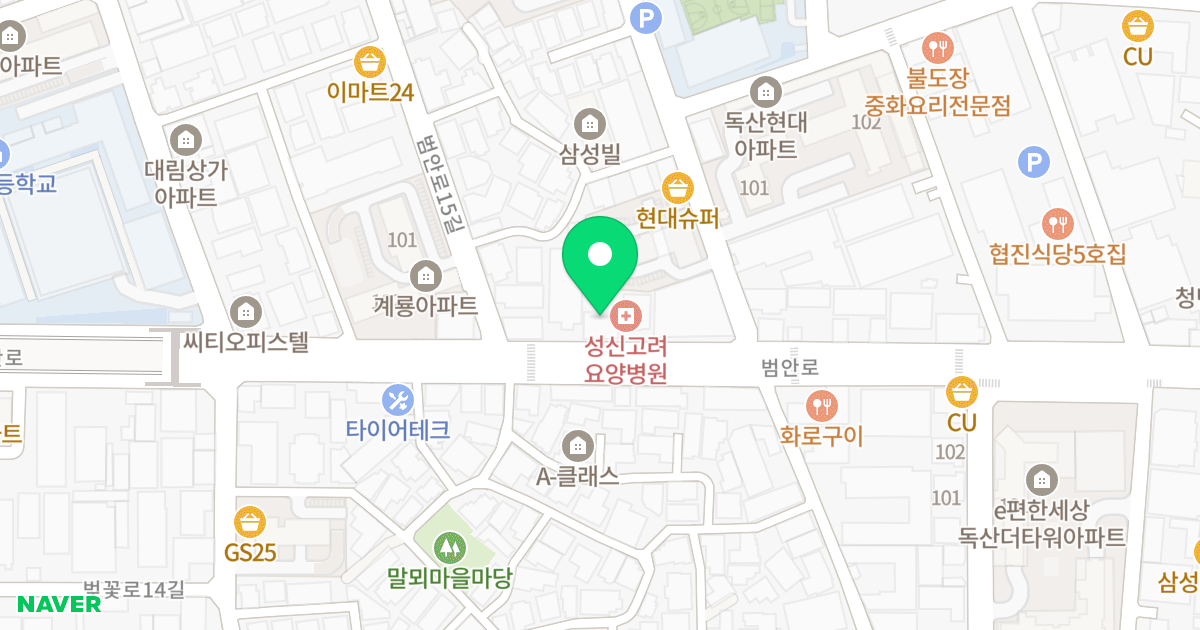 그랑드오피스텔 위치 지도 - 서울특별시 서울특별시 금천구 독산동 331-40