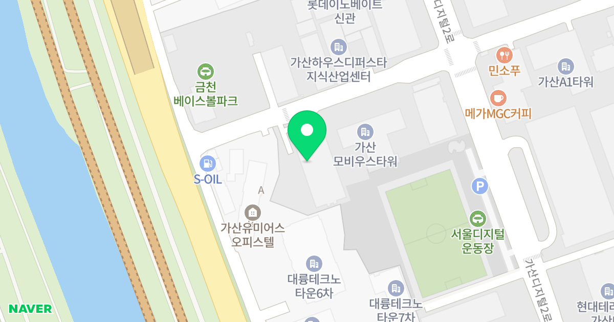 서울 디지털 드림타운 위치 지도 - 서울특별시 서울특별시 금천구 가산동 494-4