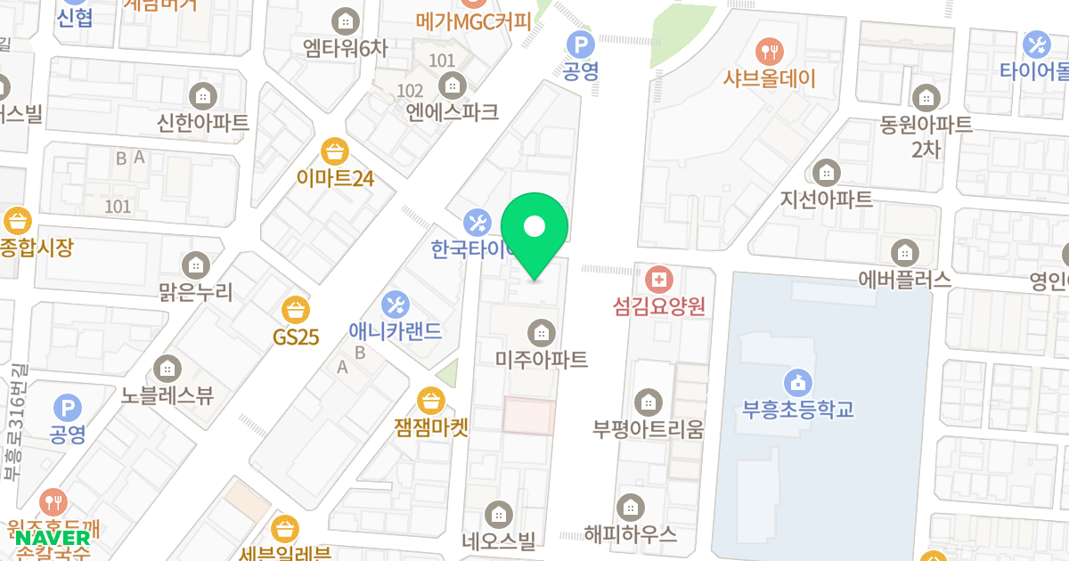 라일플로리스 위치 지도 - 인천광역시 부평구 장제로 125