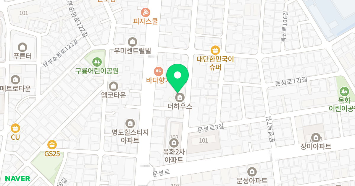 더 하우스 에이동 위치 지도 - 서울특별시 서울특별시 금천구 독산동 886-4