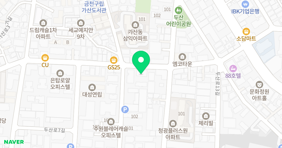 (301-15) 위치 지도 - 서울특별시 서울특별시 금천구 독산동 301-15