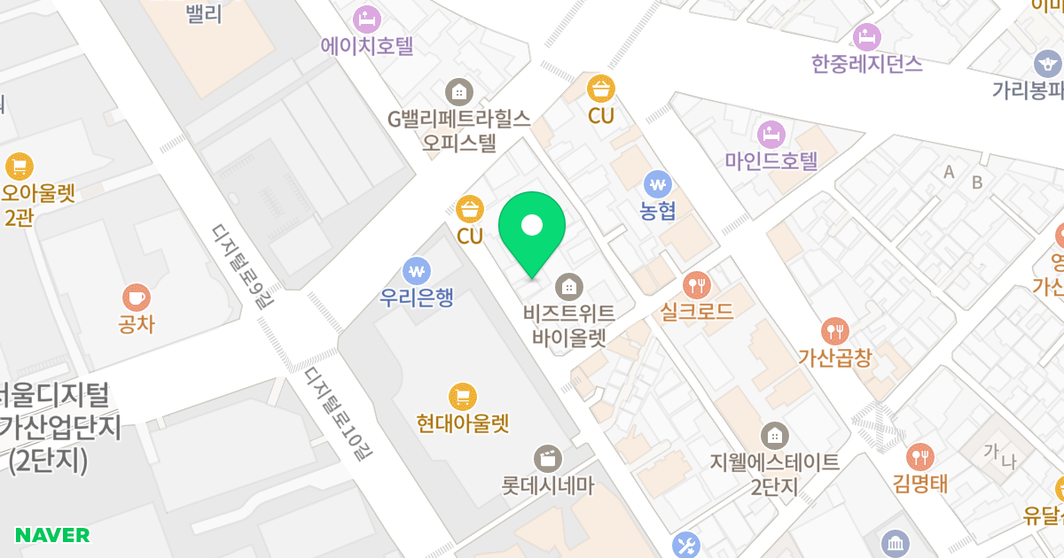 주건축물제1동 위치 지도 - 서울특별시 서울특별시 금천구 가산동 140-78