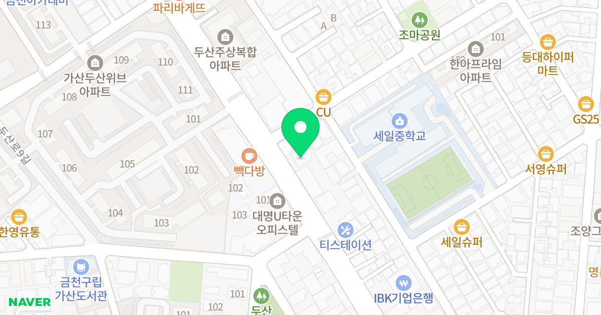 ALPS 위치 지도 - 서울특별시 서울특별시 금천구 독산동 148-27