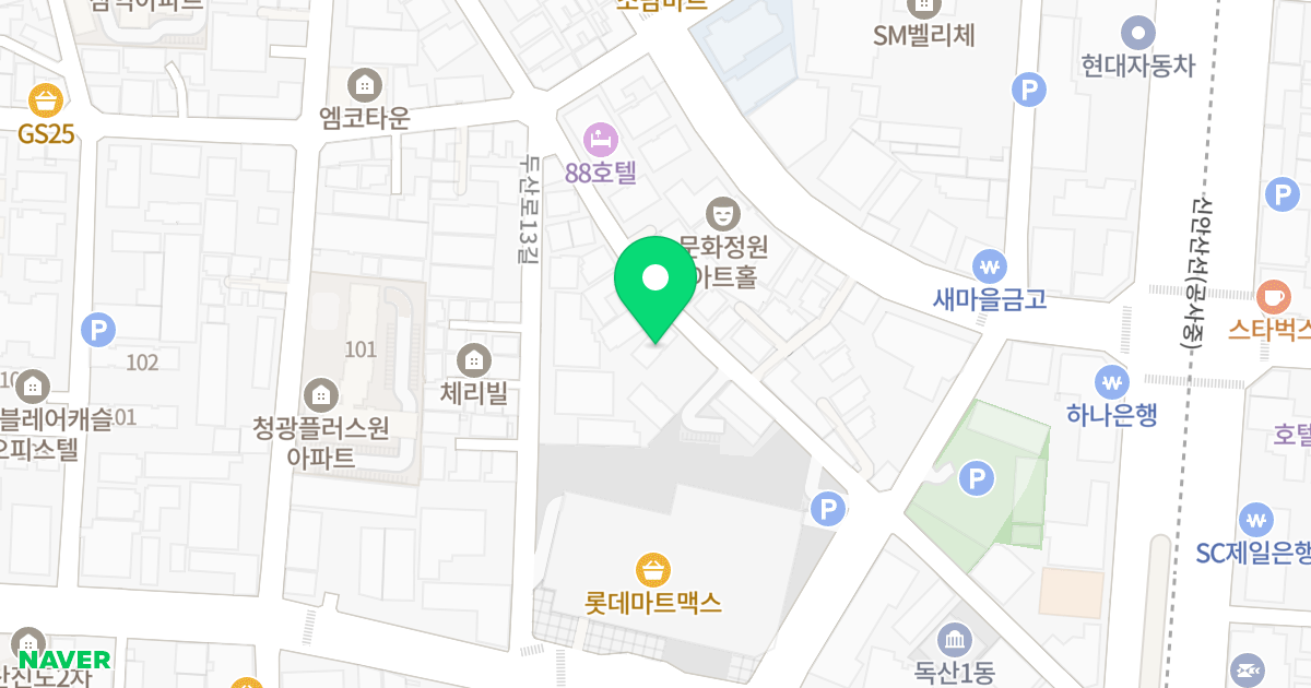 주원블레어시티 위치 지도 - 서울특별시 서울특별시 금천구 독산동 295-6