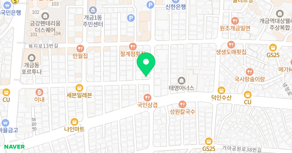 강동 위치 지도 - 부산광역시 부산진구 복지로21번길 51