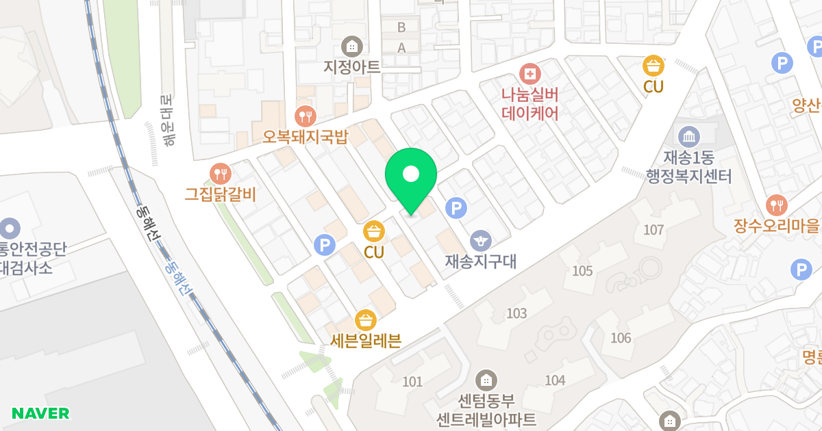 센텀K원룸 위치 지도 - 부산광역시 해운대구 해운대로153번길 24-3