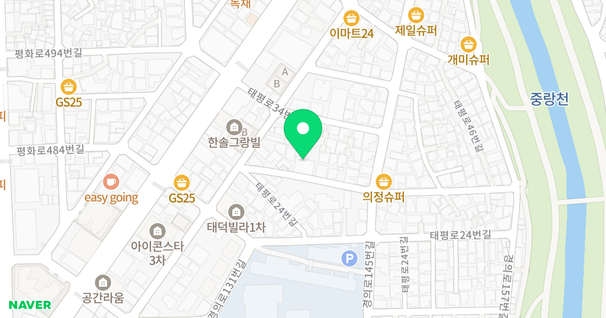 한솔 쉐르빌 위치 지도 - 경기도 의정부시 시민로156번길 59-11