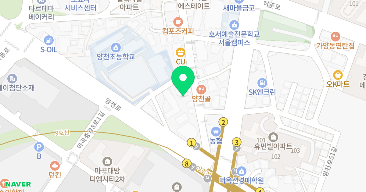 (184-5) 위치 지도 - 서울특별시 강서구 양천로49길 21