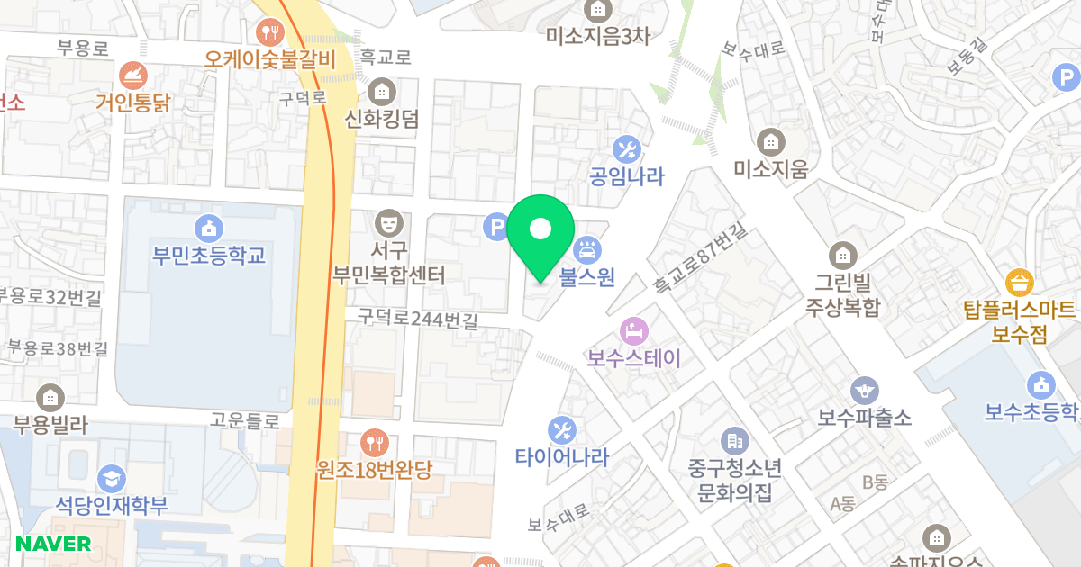 아이파크 위치 지도 - 부산광역시 서구 흑교로105번길 23