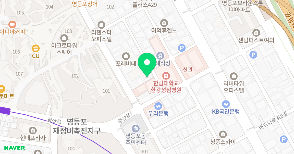 여의도시티뷰 위치 지도 - 서울특별시 영등포구 버드나루로7길 12-5
