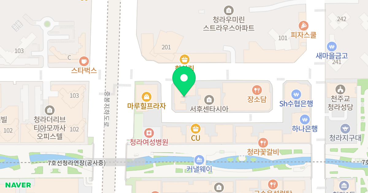 지웰 에스테이트 위치 지도 - 인천광역시 서구 중봉대로612번길 10