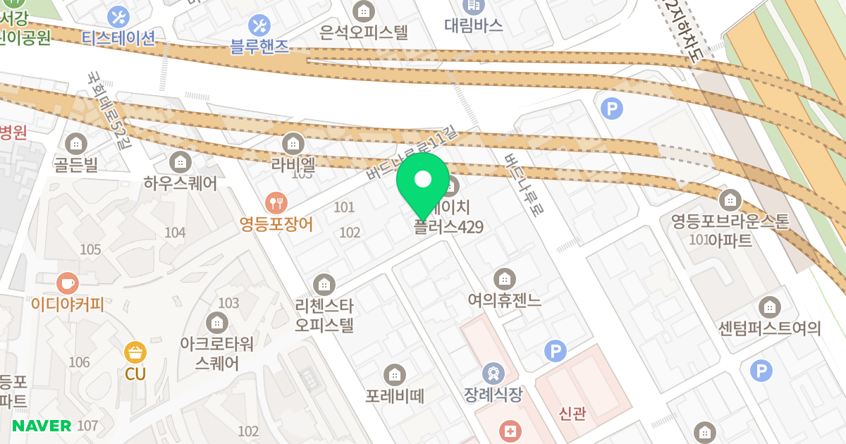 위너스하임 위치 지도 - 서울특별시 영등포구 국회대로56길 6