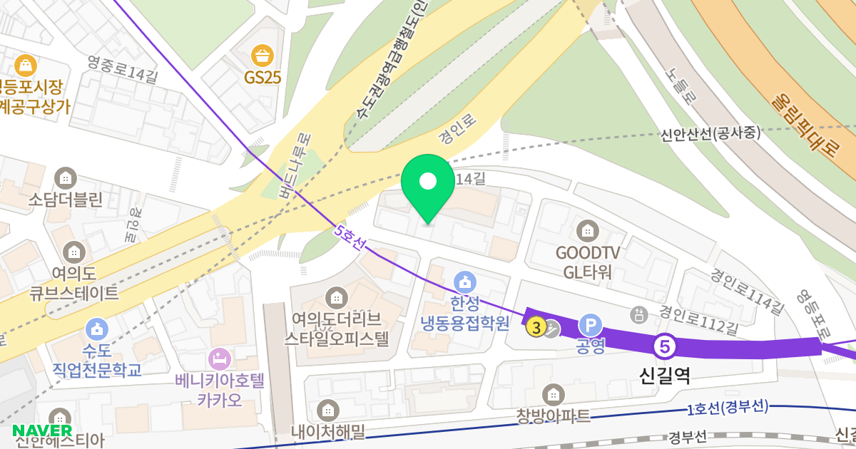 SJ팰리스 위치 지도 - 서울특별시 영등포구