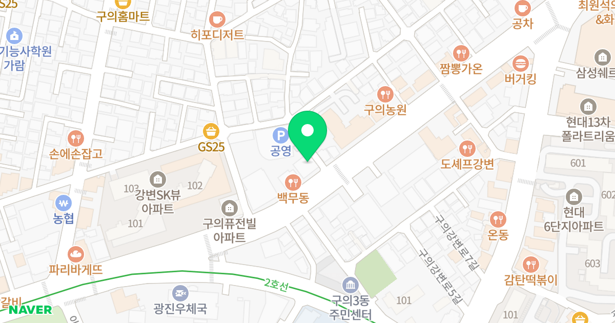 (219-17) 위치 지도 - 서울특별시 광진구 아차산로 443