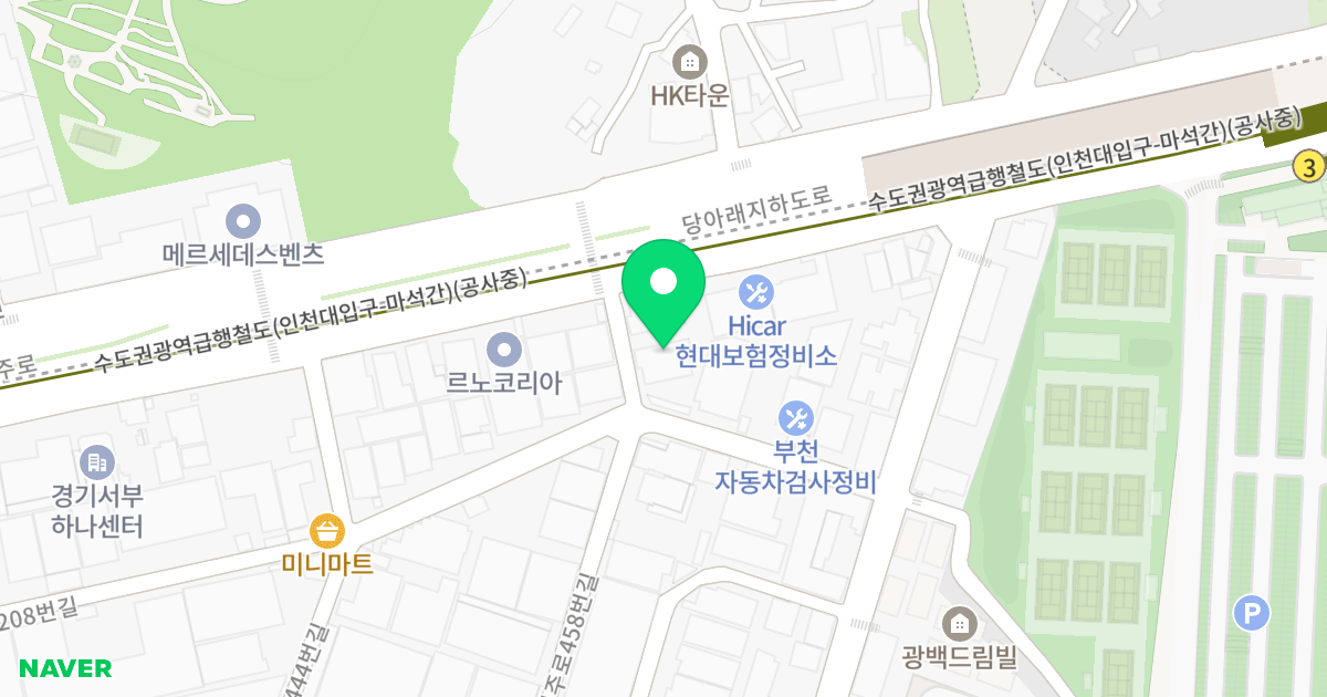 센트럴뷰 위치 지도 - 경기도 부천시 원미구