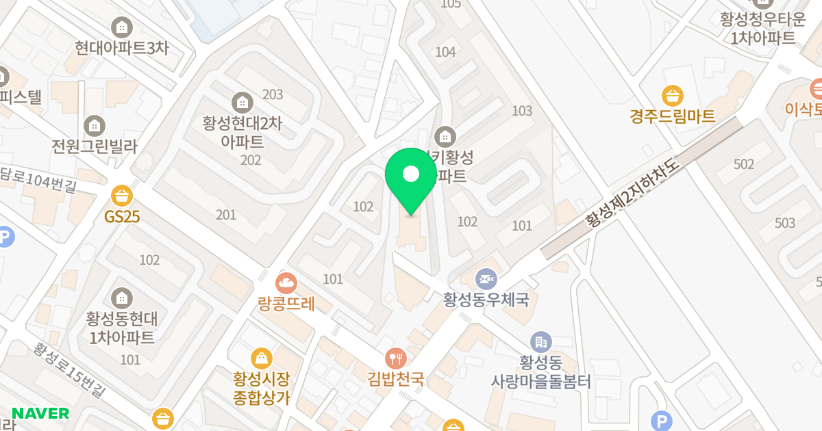 동부이끌림9차 위치 지도 - 경상북도 경주시 황성로 35-5