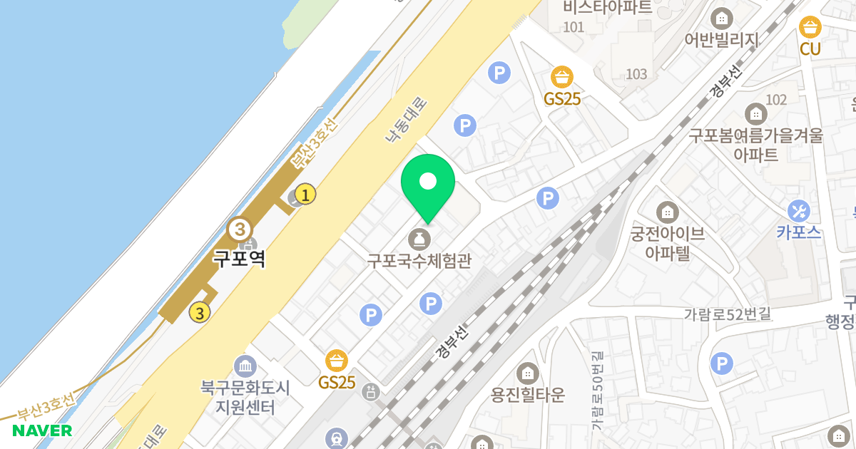 모스 위치 지도 - 부산광역시 북구 구포만세길 111