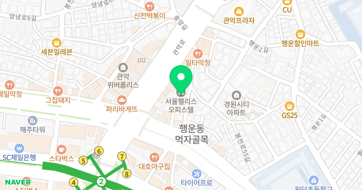 (851-10) 위치 지도 - 서울특별시 관악구 봉천로53길 11