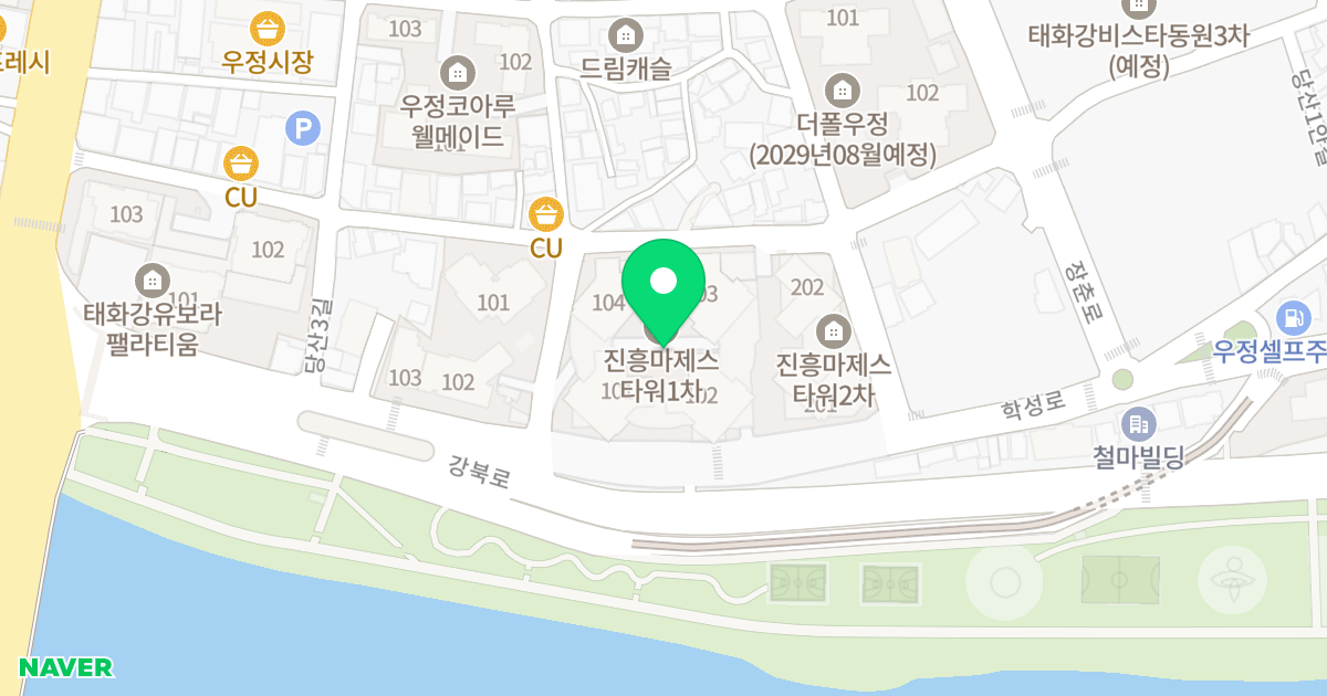 마제스타워 울산 위치 지도 - 울산광역시 중구 학성로 1