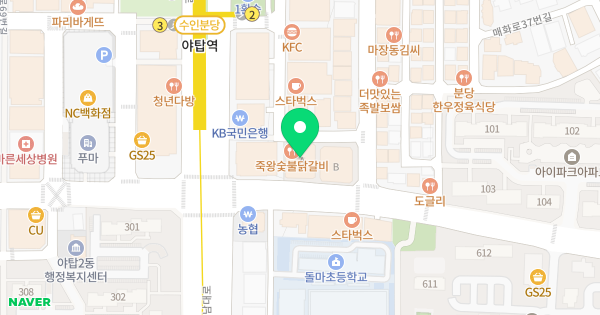 노블리치1오피스텔 위치 지도 - 경기도 성남시 분당구 성남대로916번길 20