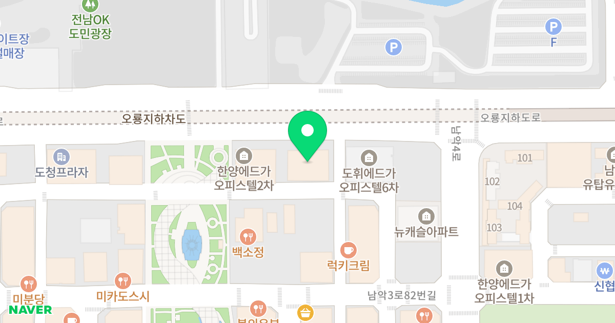 남악도휘에드가5차오피스텔 위치 지도 - 전라남도 무안군 삼향읍