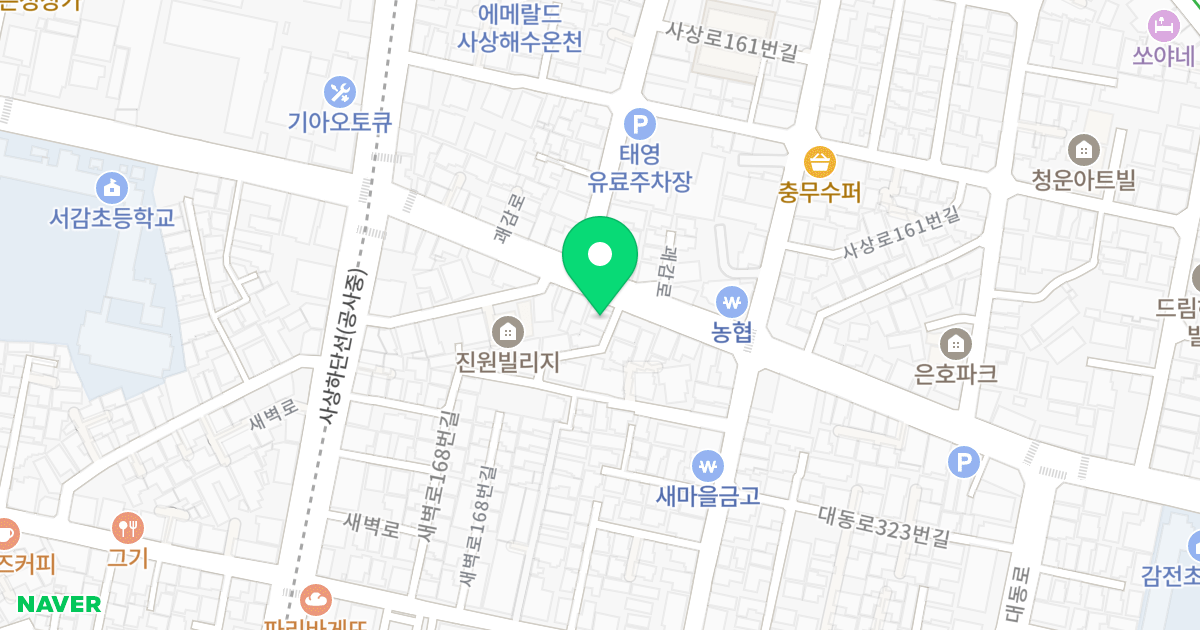 우성빌 위치 지도 - 부산광역시 사상구 괘감로 96-2