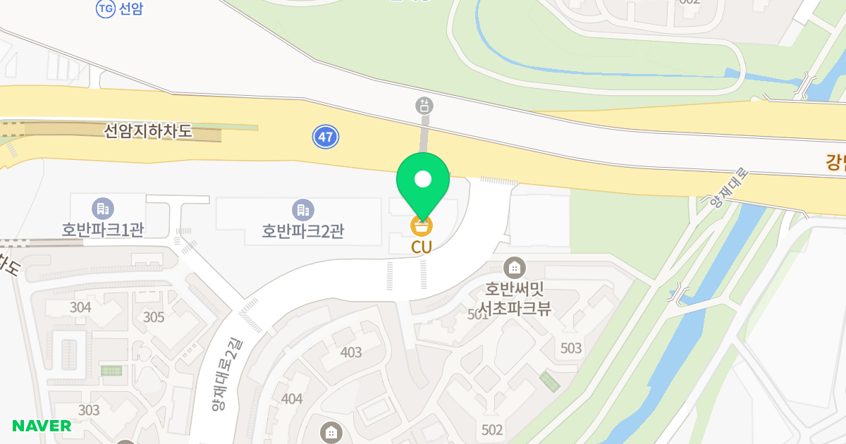서초리슈빌S글로벌 위치 지도 - 서울특별시 서초구