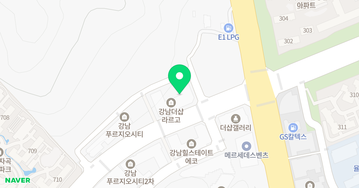 강남 더샵라르고 위치 지도 - 서울특별시 강남구 자곡로 201
