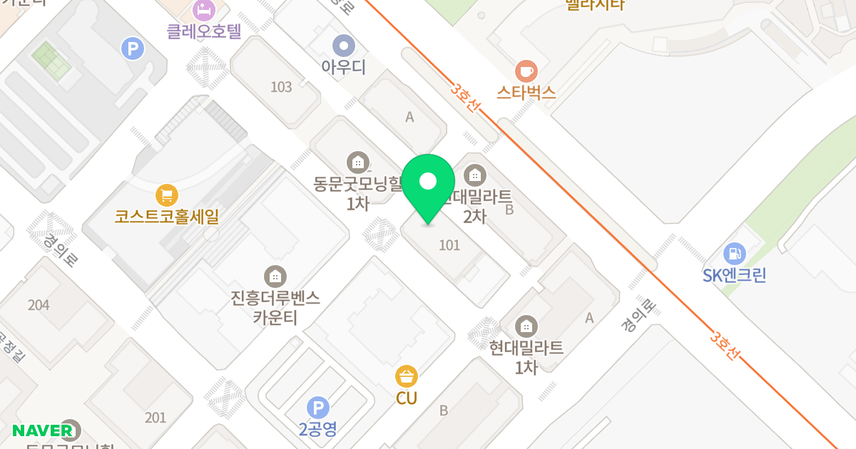 백석역 동문굿모닝힐1 101동 위치 지도 - 경기도 고양시 일산동구 장백로 10