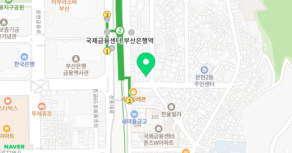 미래시티빌 위치 지도 - 부산광역시 남구 전포대로92번길 7