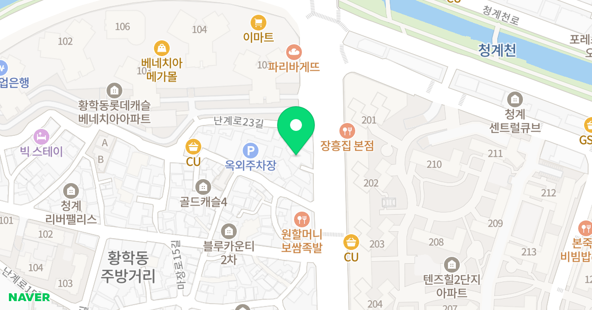 OR Plus Loft 오피스텔 위치 지도 - 서울특별시 중구 난계로 207