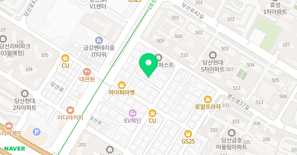해울에비뉴 위치 지도 - 서울특별시 영등포구