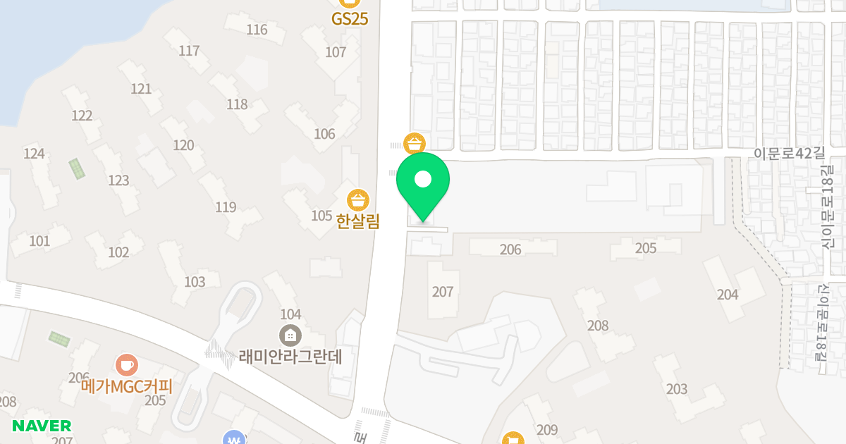 이문동오피스텔 위치 지도 - 서울특별시 동대문구 이문로 156
