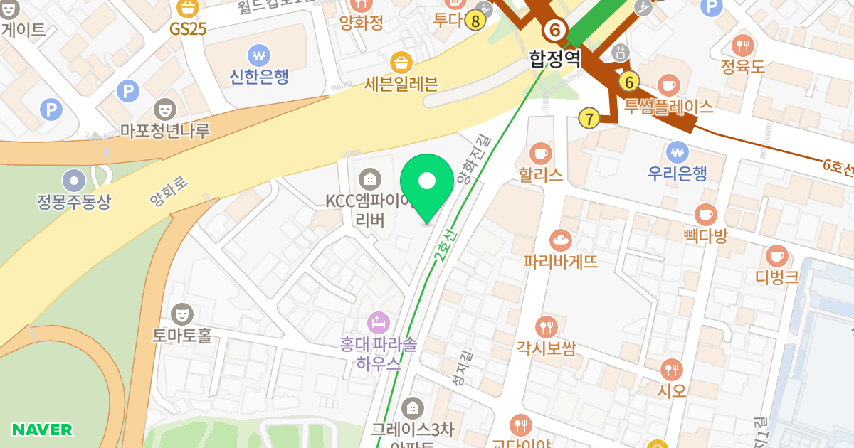 그레이스 오피스텔 위치 지도 - 서울특별시 마포구 양화진길 12