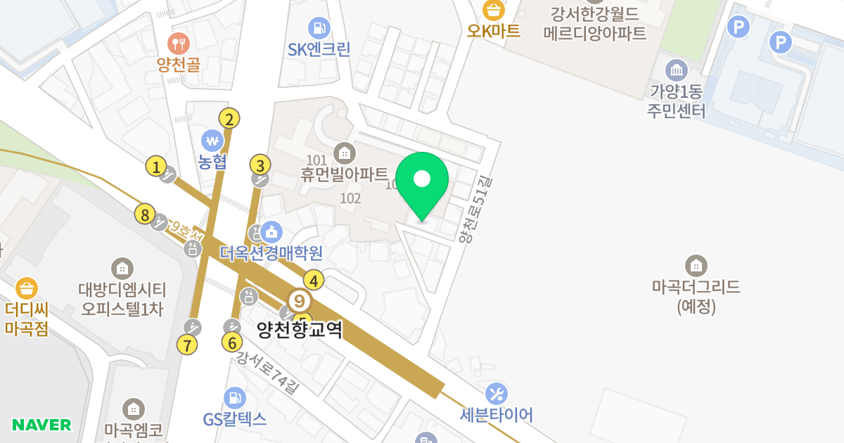 (146-19) 위치 지도 - 서울특별시 강서구 양천로51길 13-6