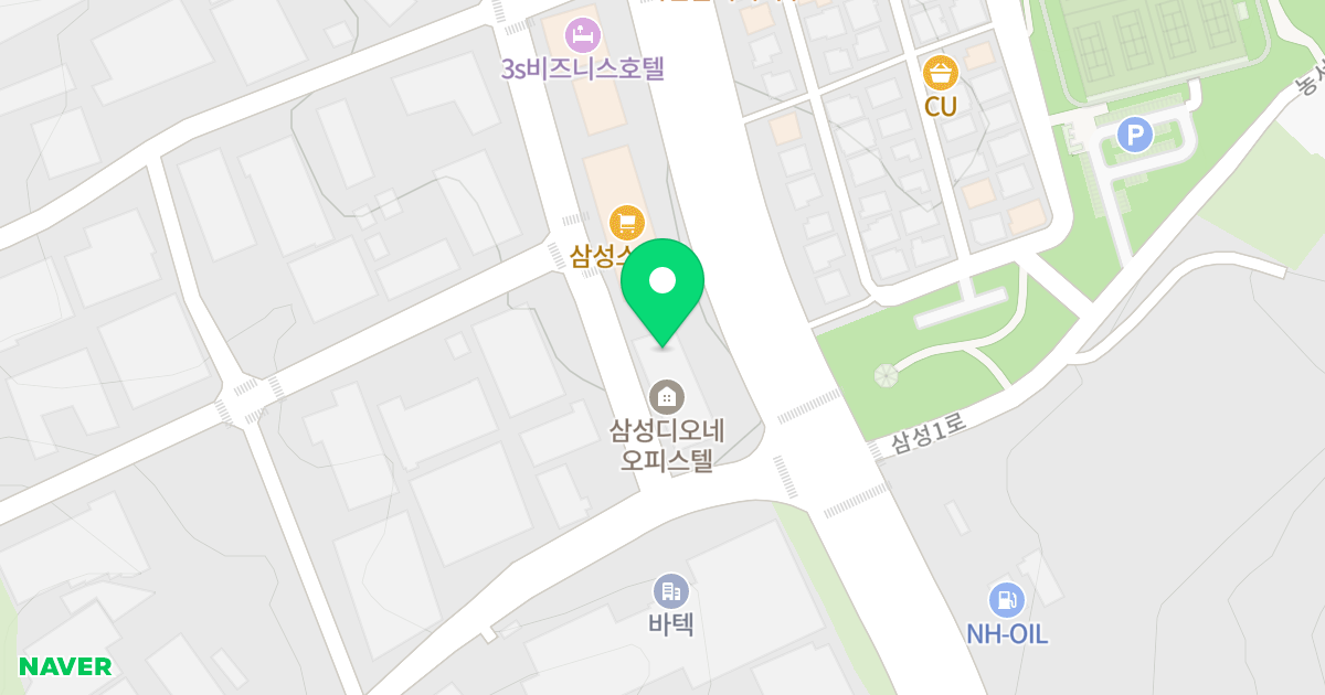 동탄 삼성 디오네 오피스텔 위치 지도 - 경기도 화성시 삼성1로 209