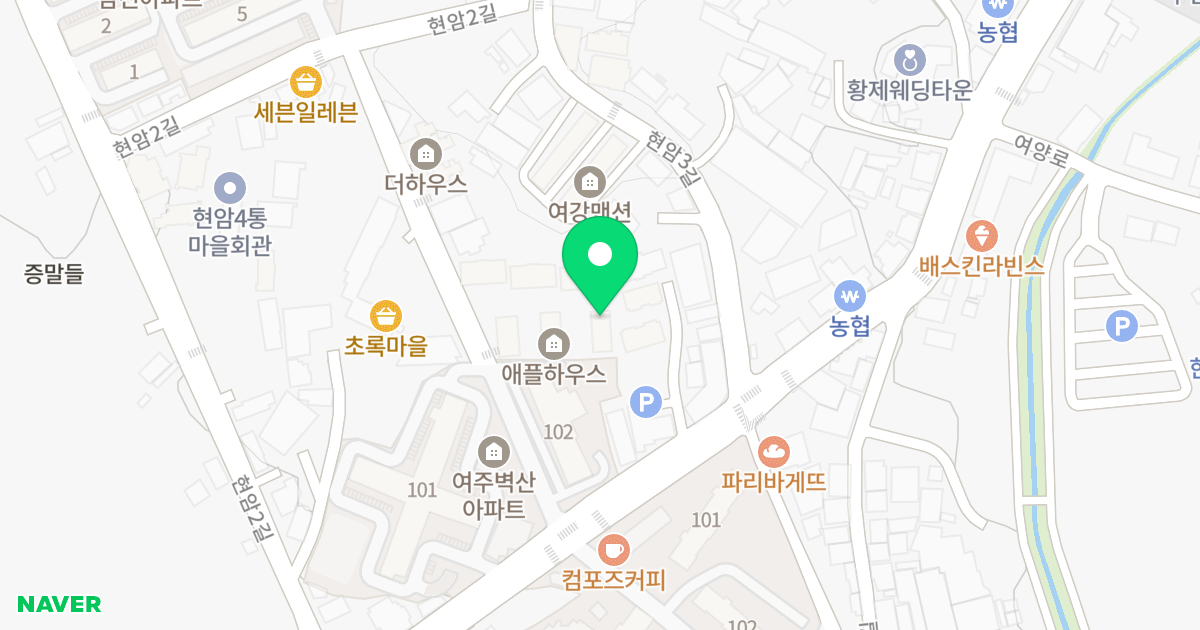 애플하우스 D 위치 지도 - 경기도 여주시 도예로 39-6