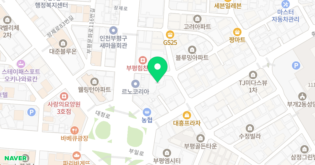 원일팰리스 위치 지도 - 인천광역시 부평구