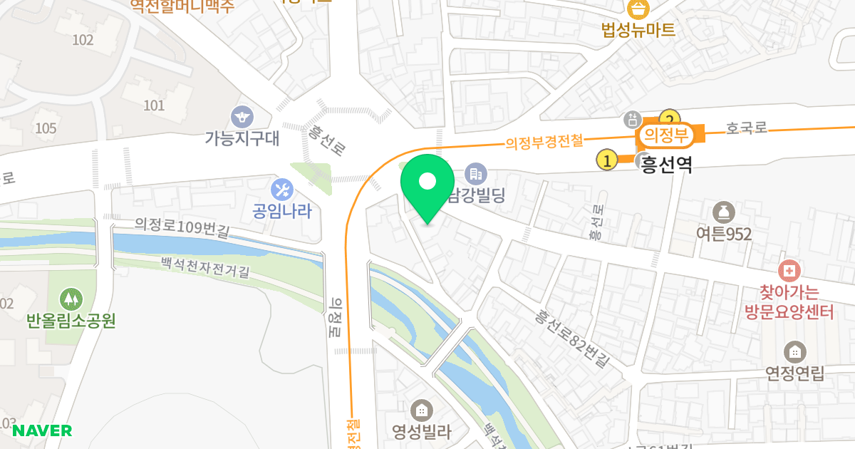 (742-8) 위치 지도 - 경기도 의정부시 흥선로 76