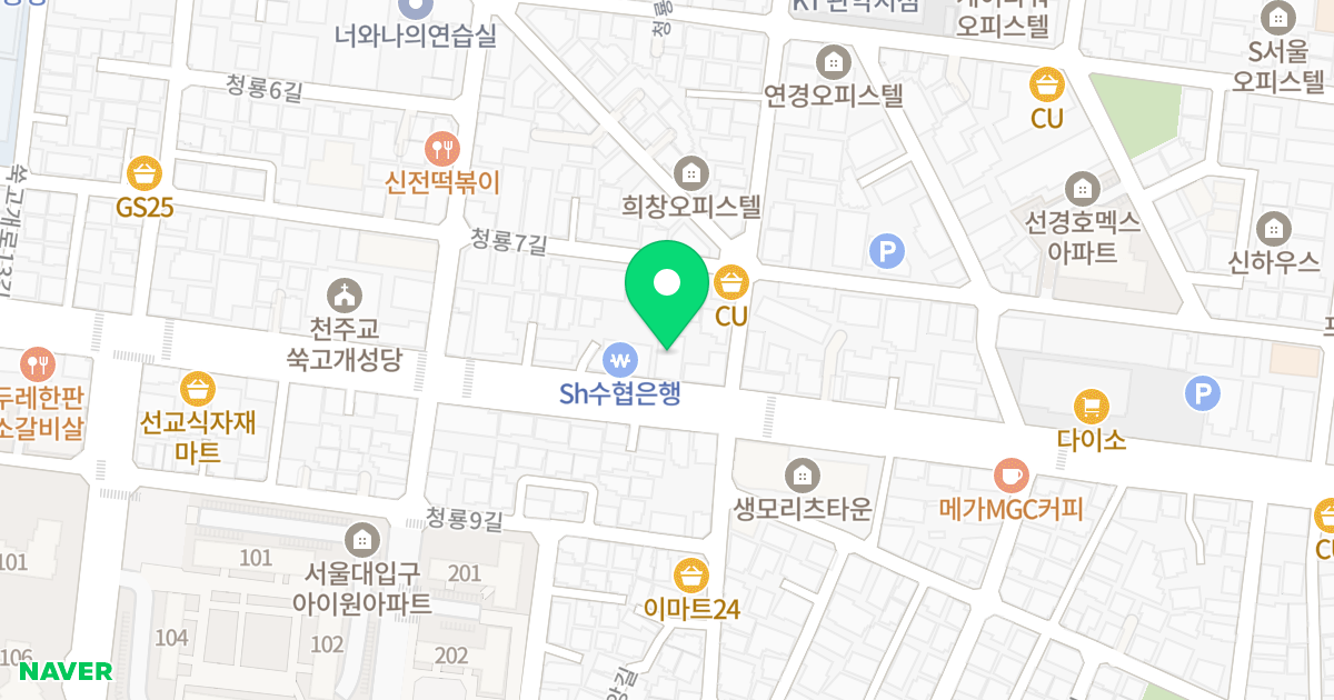 (1565-13) 위치 지도 - 서울특별시 관악구 쑥고개로 93