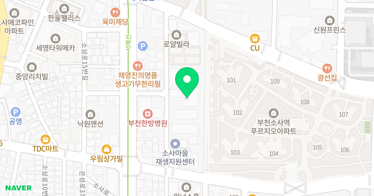 JN팰리스 위치 지도 - 경기도 부천시 소사구 경인옛로38번길 29