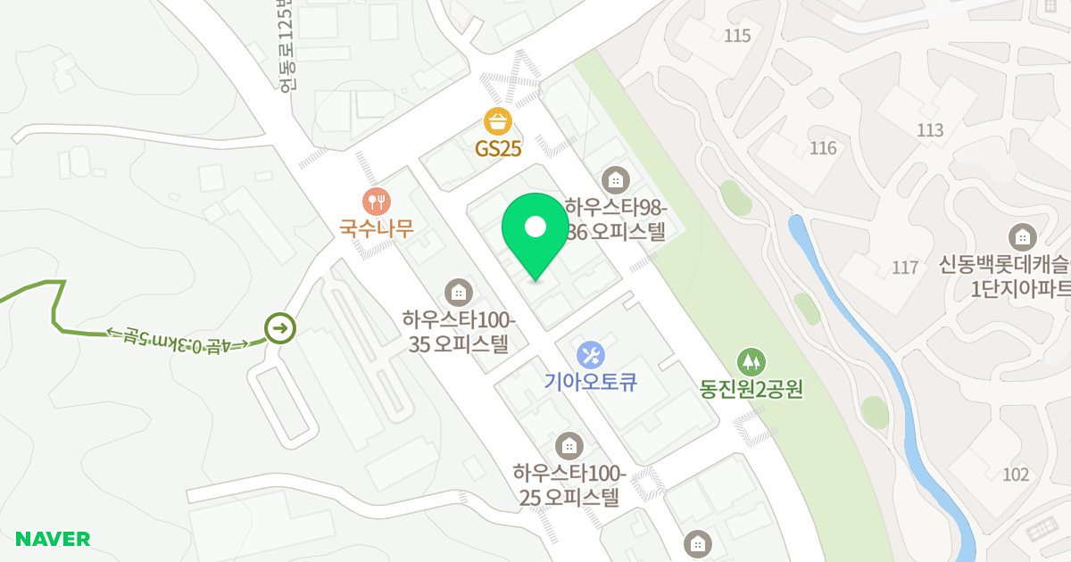 하우스타 100-34 위치 지도 - 경기도 용인시 기흥구