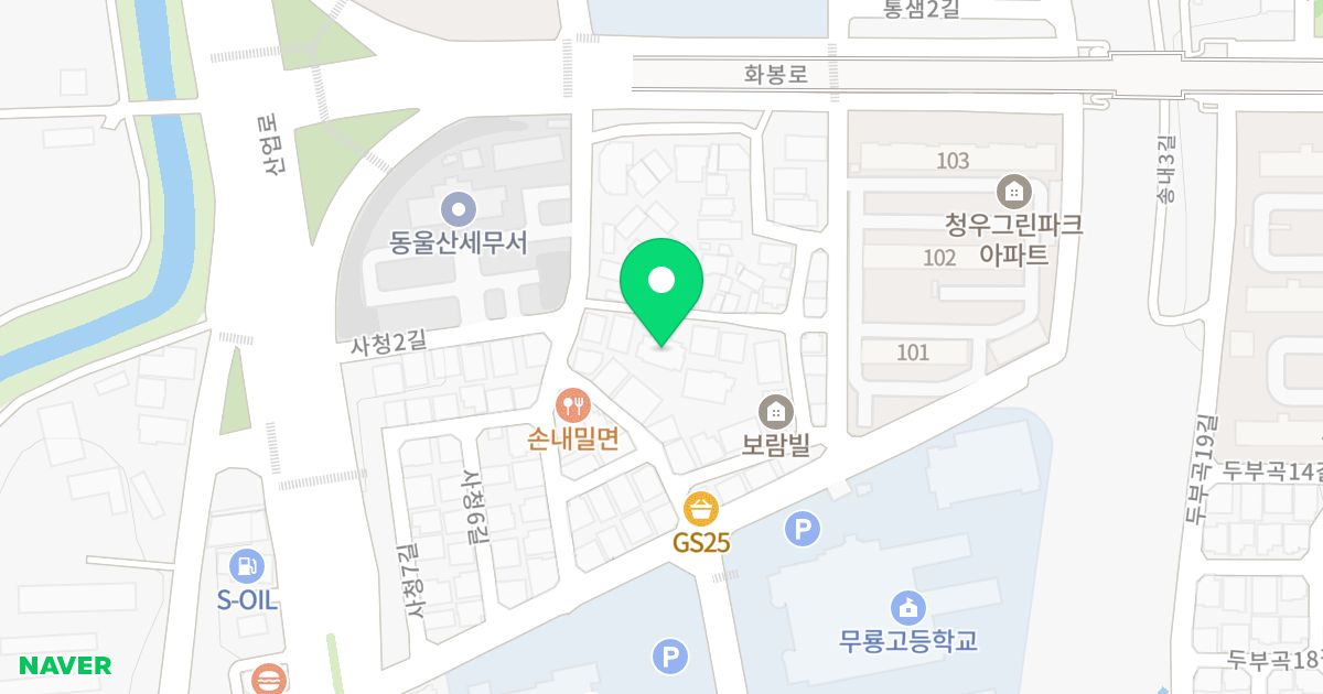 (971-2) 위치 지도 - 울산광역시 북구 사청2길 20