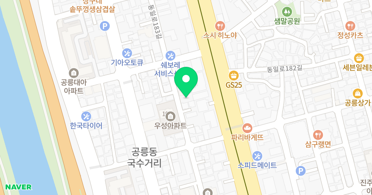 두보팰리스 위치 지도 - 서울특별시 노원구 동일로 1037