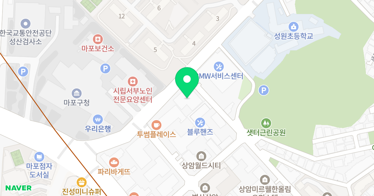삼라마이다스 위치 지도 - 서울특별시 마포구 월드컵로36길 18